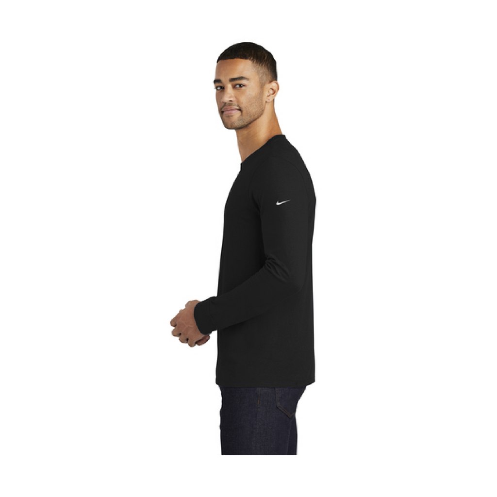 Nike Dri FIT Cotton Poly Long Sleeve Tee Provident Credit Union