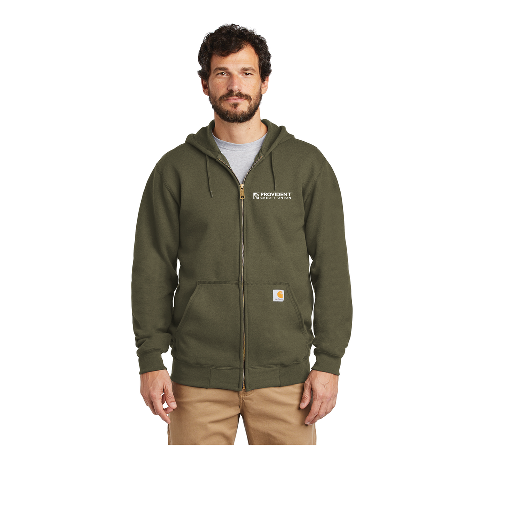 Carhartt Midweight Hooded Zip Front Sweatshirt Provident